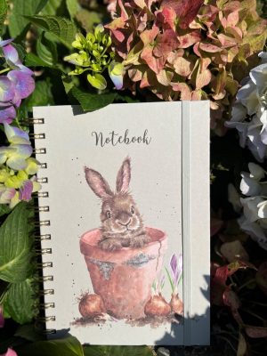 Notebook A5 Linjerad Med Kanin i kruka