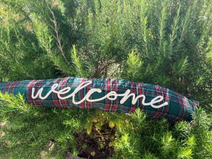 Dragstoppare med Welcome