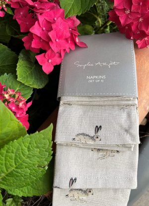 Linneservetter med Hare 4-pack