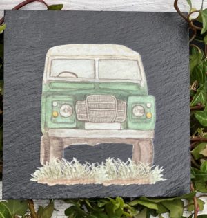 Te-/Kaffeunderlägg i Sten – Land Rover